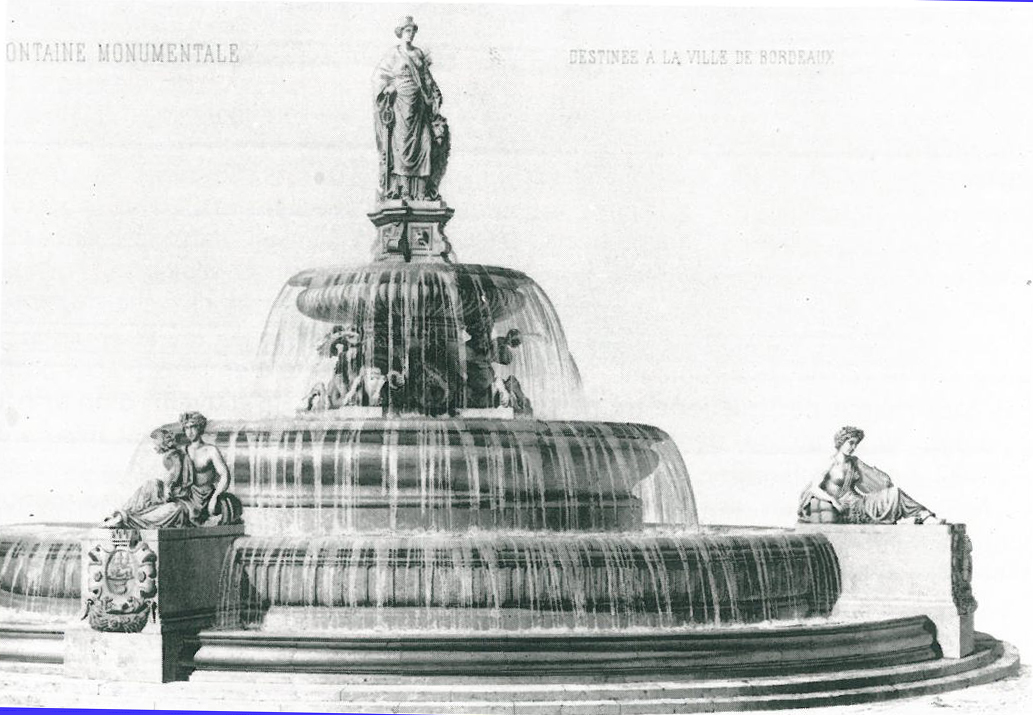 Projet - Grande Fontaine de Bordeaux, Place des Quinconces